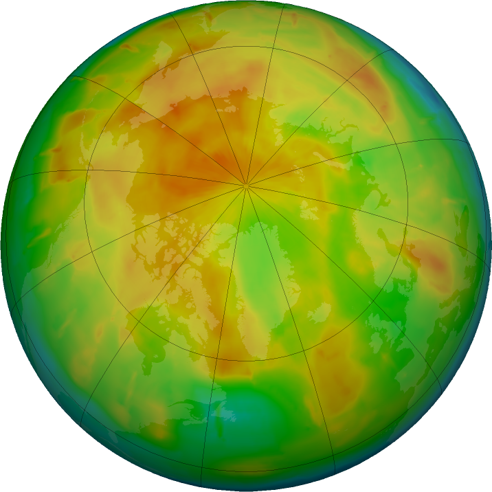 Arctic ozone map for 05 May 2011